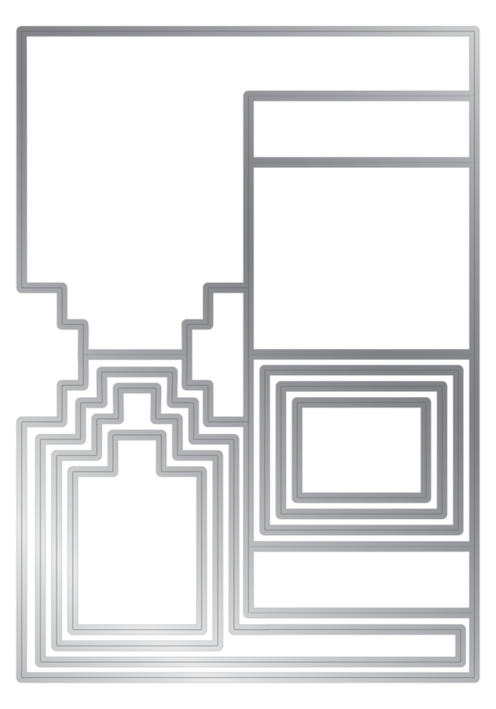 Gemini Opulent Side Stepper Card Create-a-Card Dies (GEM-MD-CAD-OSSC) Gemini Opulent Side Stepper Card Create-a-Card Dies (GEM-MD-CAD-OSSC)