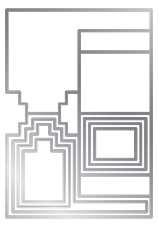 Gemini Opulent Side Stepper Card Create-a-Card Dies (GEM-MD-CAD-OSSC) Gemini Opulent Side Stepper Card Create-a-Card Dies (GEM-MD-CAD-OSSC)