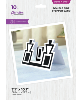 Gemini Double Side Stepper Card Create-a-Card Dies (GEM-MD-CAD-DSSC) Gemini Double Side Stepper Card Create-a-Card Dies (GEM-MD-CAD-DSSC)