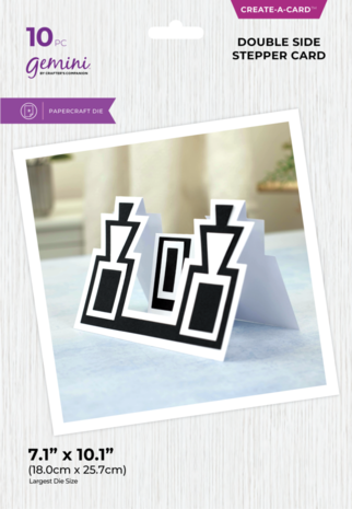 Gemini Double Side Stepper Card Create-a-Card Dies (GEM-MD-CAD-DSSC) Gemini Double Side Stepper Card Create-a-Card Dies (GEM-MD-CAD-DSSC)