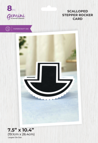 Gemini Scalloped Stepper Rocker Card Create-a-Card Dies (GEM-MD-CAD-SSRC)