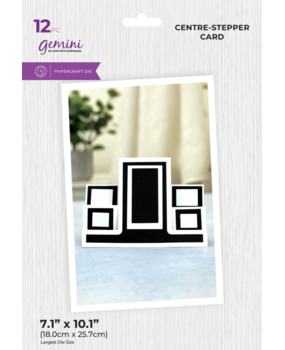 Gemini Centre-Stepper Card Create-a-Card Dies (GEM-MD-CAD-CSC) Gemini Centre-Stepper Card Create-a-Card Dies (GEM-MD-CAD-CSC)