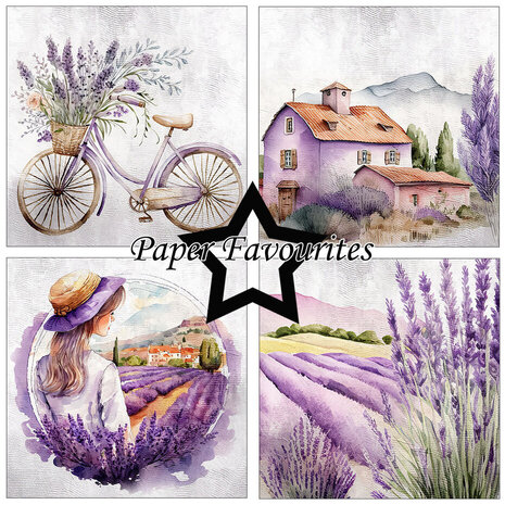 Paper Favourites Lavender 12x12 Inch Paper Pack (PF473) Paper Favourites Lavender 12x12 Inch Paper Pack (PF473)