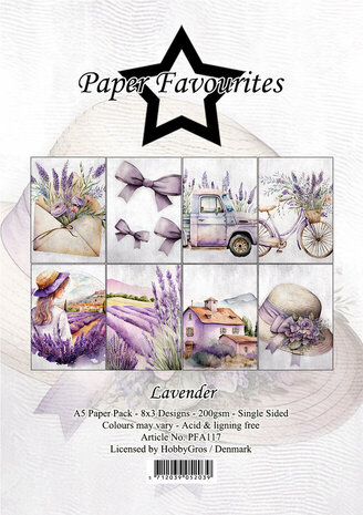 Paper Favourites Lavender A5 Paper Pack (PFA117) Paper Favourites Lavender A5 Paper Pack (PFA117)