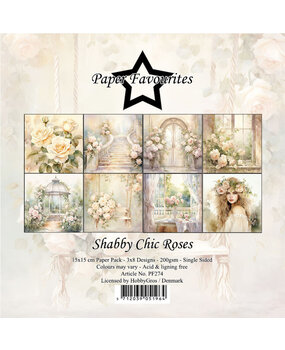 Paper Favourites Shabby Chic Roses 6x6 Inch Paper Pack (PF274) Paper Favourites Shabby Chic Roses 6x6 Inch Paper Pack (PF274)