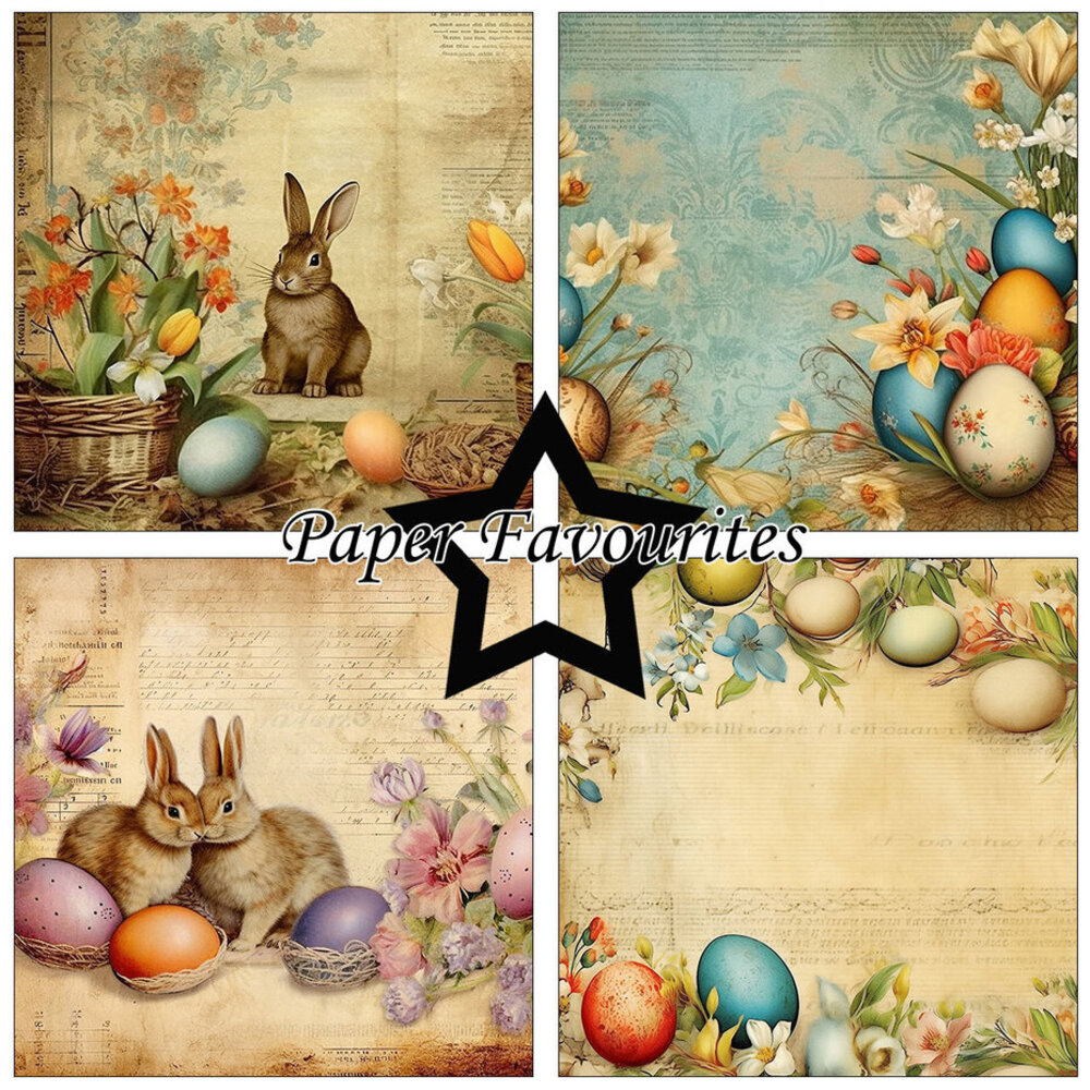 Paper Favourites Vintage Easter 6x6 Inch Paper Pack (PF276) Paper Favourites Vintage Easter 6x6 Inch Paper Pack (PF276)