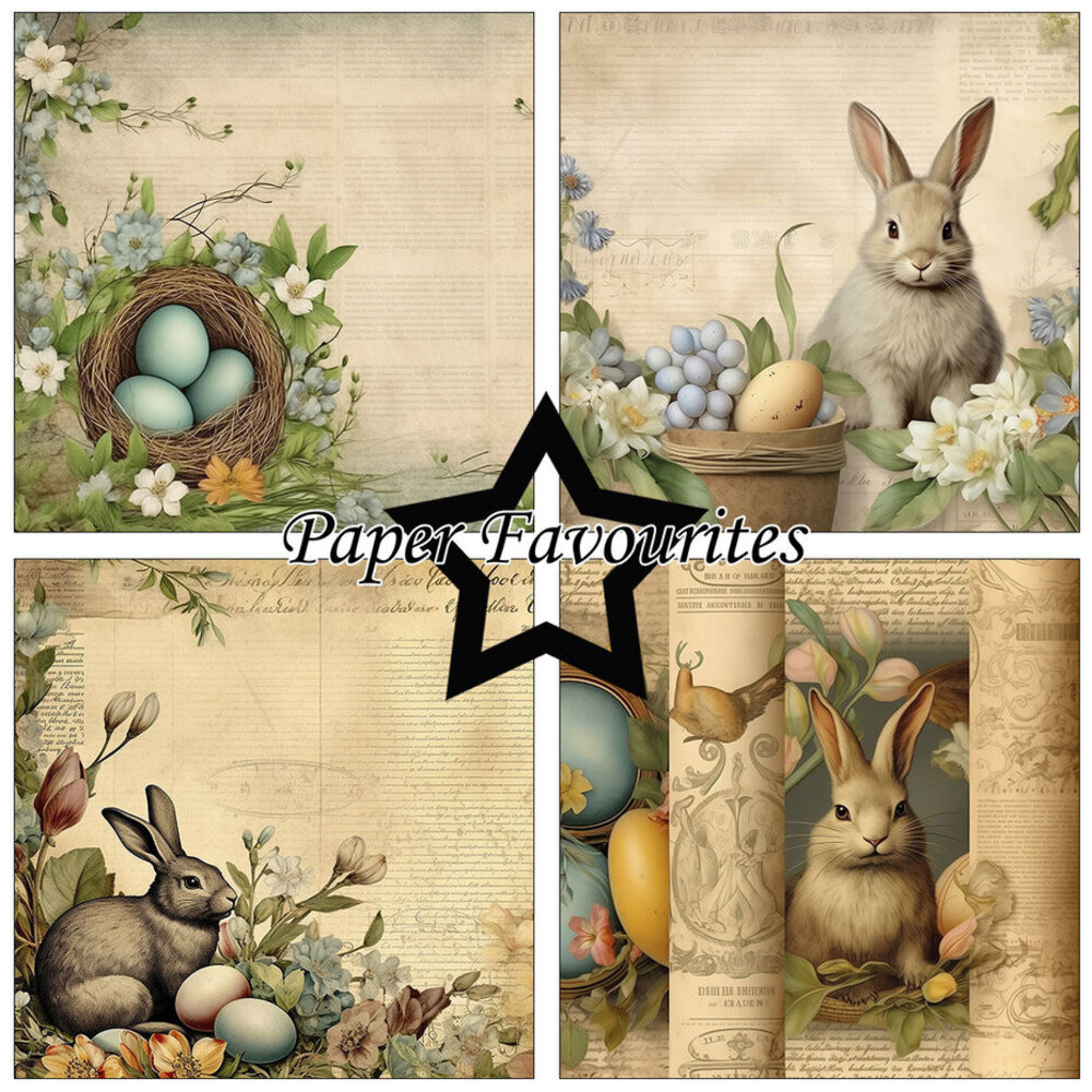 Paper Favourites Vintage Easter 6x6 Inch Paper Pack (PF276) Paper Favourites Vintage Easter 6x6 Inch Paper Pack (PF276)