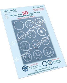 Leane Creatief Wax Seals: Special Occasions 3D Embossing Folder (35.9068) Leane Creatief Wax Seals: Special Occasions 3D Embossing Folder (35.9068)