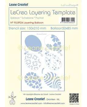 Leane Creatief Masking Stencil Balloon (95.8924)