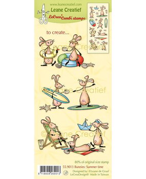 Leane Creatief Bunnies Summertime Clear Stamps (55.9013)