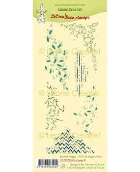 Leane Creatief Structures 8 Clear Stamps (55.9020) Leane Creatief Structures 8 Clear Stamps (55.9020)