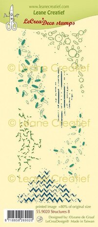 Leane Creatief Structures 8 Clear Stamps (55.9020) Leane Creatief Structures 8 Clear Stamps (55.9020)