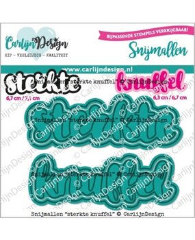 Carlijn Design Snijmallen Sterkte Knuffel (CDSN-0243)