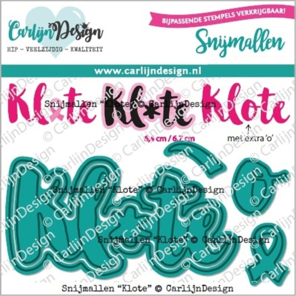 Carlijn Design Snijmallen Klote (CDSN-0244)