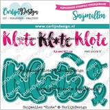 Carlijn Design Snijmallen Klote (CDSN-0244)