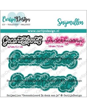 Carlijn Design Snijmallen Gecondoleerd Ik Denk aan Je (CDSN-0245) Carlijn Design Snijmallen Gecondoleerd Ik Denk aan Je (CDSN-0245)