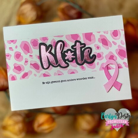 Carlijn Design Snijmallen Pink Ribbon (CDSN-0246)