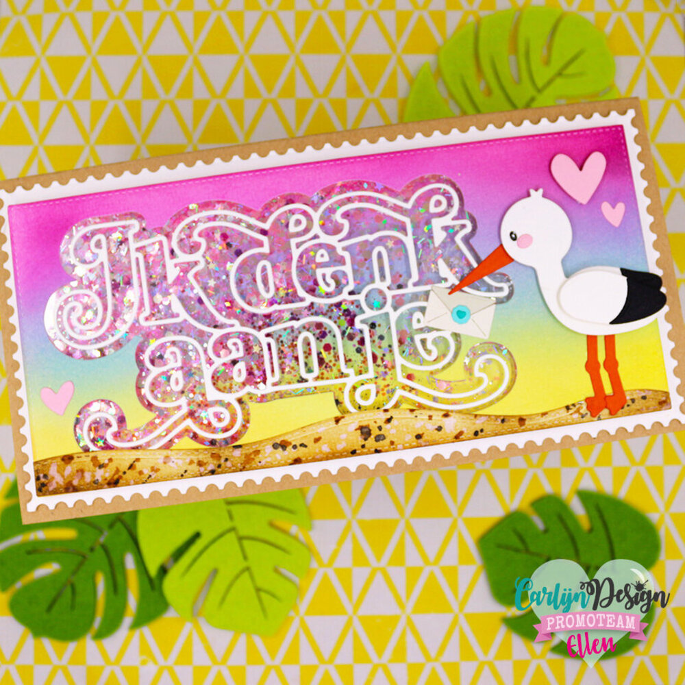 Carlijn Design Snijmallen Ik Denk aan Je (CDSN-0250)