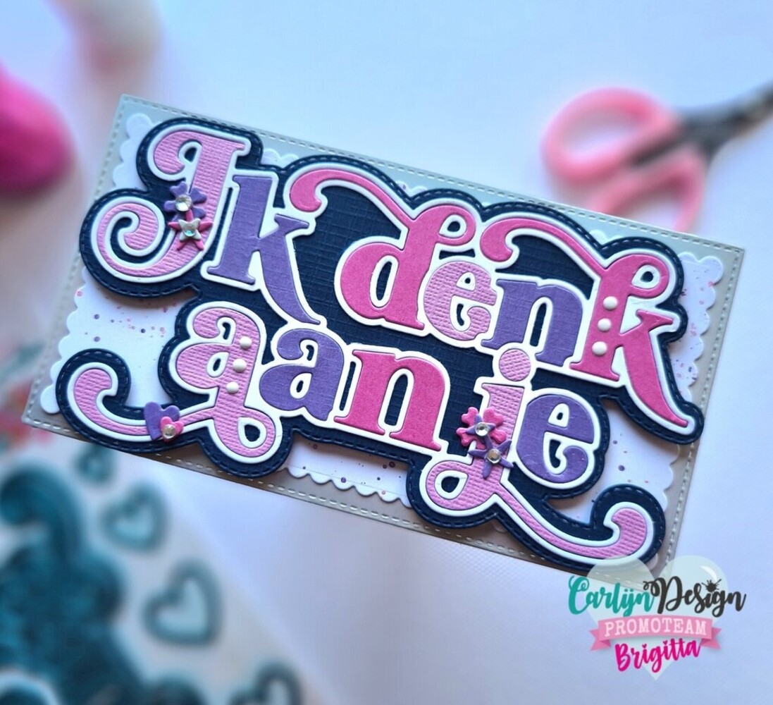 Carlijn Design Snijmallen Ik Denk aan Je (CDSN-0250)