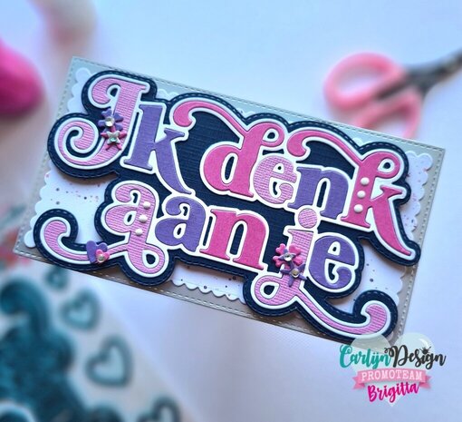 Carlijn Design Snijmallen Ik Denk aan Je (CDSN-0250)