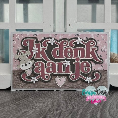 Carlijn Design Snijmallen Ik Denk aan Je (CDSN-0250)