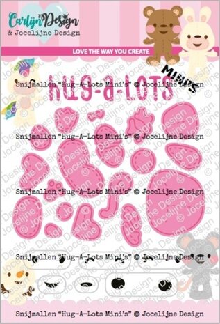 Carlijn Design Snijmallen Hug-A-Lots Mini’s (CDJD-0043) Carlijn Design Snijmallen Hug-A-Lots Mini’s (CDJD-0043)