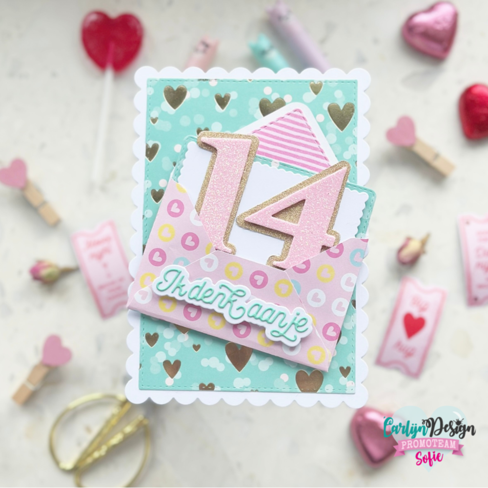 Carlijn Design Hot Foil A6 Hartjes (CDHF-0044)