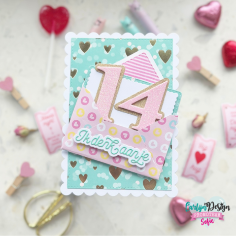 Carlijn Design Hot Foil A6 Hartjes (CDHF-0044)