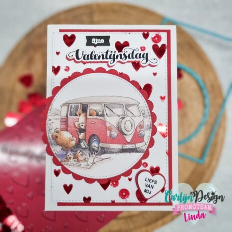 Carlijn Design Hot Foil A6 Hartjes (CDHF-0044)