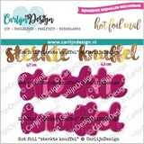 Carlijn Design Hot Foil Sterkte Knuffel (CDHF-0046)
