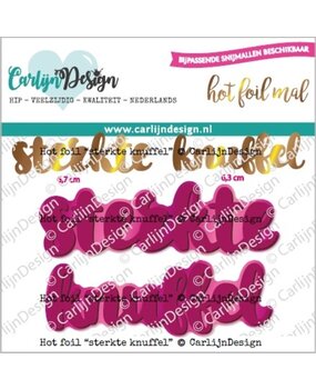 Carlijn Design Hot Foil Sterkte Knuffel (CDHF-0046) Carlijn Design Hot Foil Sterkte Knuffel (CDHF-0046)