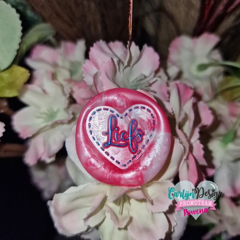 Carlijn Design Wax Seal Stamper 1 Inch Liefs hartje (CDWX-0015)