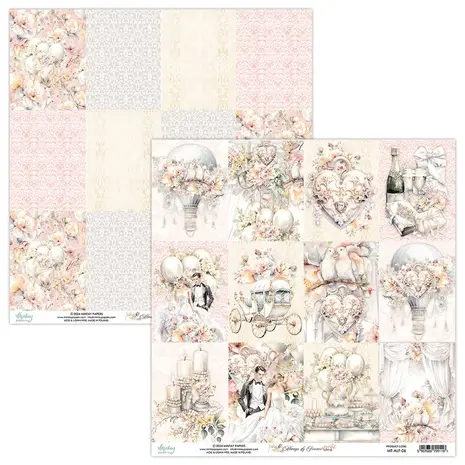 Mintay Always & Forever 12x12 Inch Scrapbooking Paper Set (MT-ALF-07) Mintay Always & Forever 12x12 Inch Scrapbooking Paper Set (MT-ALF-07)