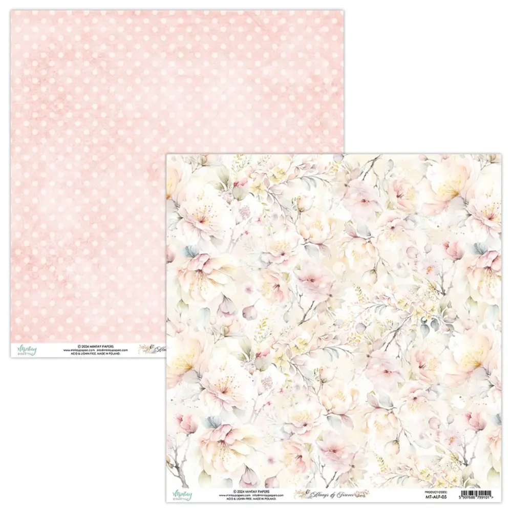 Mintay Always & Forever 12x12 Inch Scrapbooking Paper Set (MT-ALF-07) Mintay Always & Forever 12x12 Inch Scrapbooking Paper Set (MT-ALF-07)