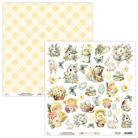 Mintay Spring Is Here 6x6 Inch Scrapbooking Paper Pad (MT-SPR-08)