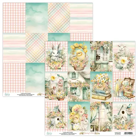 Mintay Spring Is Here 6x6 Inch Scrapbooking Paper Pad (MT-SPR-08)