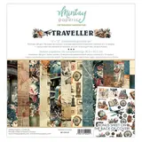 Mintay Traveller 12x12 Inch Scrapbooking Paper Set (MT-TVR-07)