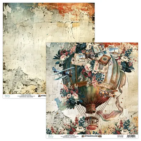 Mintay Traveller 6x6 Inch Scrapbooking Paper Pad (MT-TVR-08)