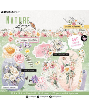 Studio Light Nature Lover 6x6 Inch Paper Elements Die-Cut Block (SL-NL-DCPP147) Studio Light Nature Lover 6x6 Inch Paper Elements Die-Cut Block (SL-NL-DCPP147)