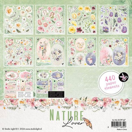 Studio Light Nature Lover 6x6 Inch Paper Elements Die-Cut Block (SL-NL-DCPP147) Studio Light Nature Lover 6x6 Inch Paper Elements Die-Cut Block (SL-NL-DCPP147)