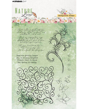 Studio Light Nature Lover Clear Stamps Background Stamps (SL-NL-STAMP594) Studio Light Nature Lover Clear Stamps Background Stamps (SL-NL-STAMP594)