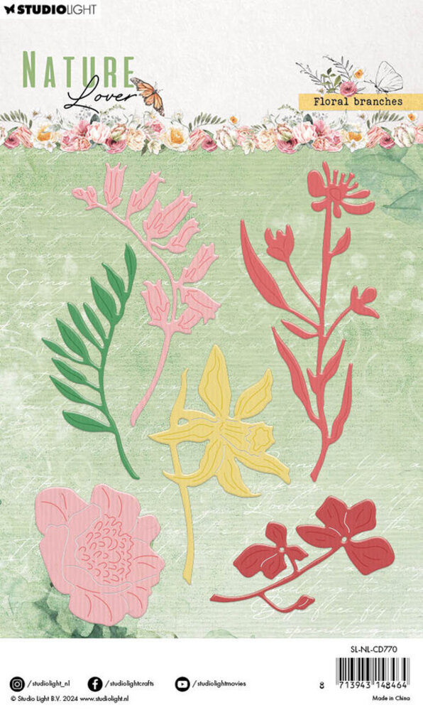 Studio Light Nature Lover Snijmal Floral Branches (SL-NL-CD770) Studio Light Nature Lover Snijmal Floral Branches (SL-NL-CD770)