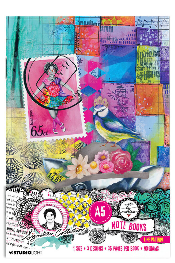 Studio Light Signature Collection A5 Note Books Line Pattern (ABM-SI-NOTE02) Studio Light Signature Collection A5 Note Books Line Pattern (ABM-SI-NOTE02)
