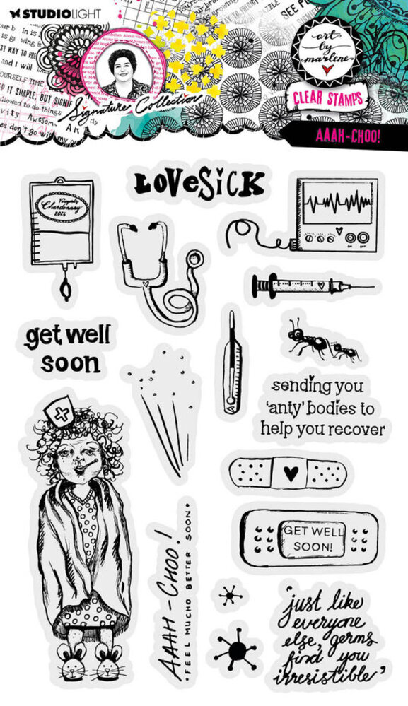 Studio Light Signature Collection Clear Stamp Aaah-Choo! (ABM-SI-STAMP596)