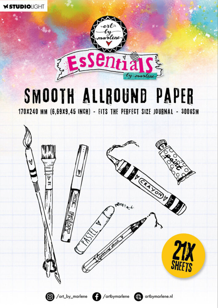 Studio Light Essentials Smooth Allround Paper "Perfect" Size (ABM-ES-PP142) Studio Light Essentials Smooth Allround Paper "Perfect" Size (ABM-ES-PP142)