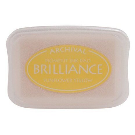 Tsukineko Brilliance Ink Pad Sunflower Yellow (BR1-11) Tsukineko Brilliance Ink Pad Sunflower Yellow (BR1-11)