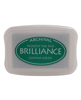 Tsukineko Brilliance Ink Pad Gamma Green (BR1-21) Tsukineko Brilliance Ink Pad Gamma Green (BR1-21)