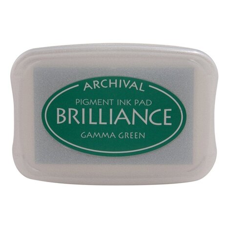 Tsukineko Brilliance Ink Pad Gamma Green (BR1-21) Tsukineko Brilliance Ink Pad Gamma Green (BR1-21)