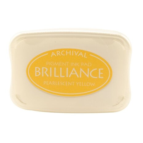 Tsukineko Brilliance Ink Pad Pearlescent Yellow (BR1-30) Tsukineko Brilliance Ink Pad Pearlescent Yellow (BR1-30)