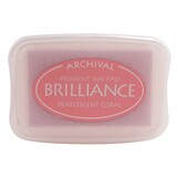 Tsukineko Brilliance Ink Pad Pearlescent Coral (BR1-32)